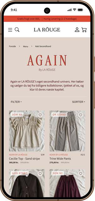 Efter: AGAIN by LA RŌUGE på mobil